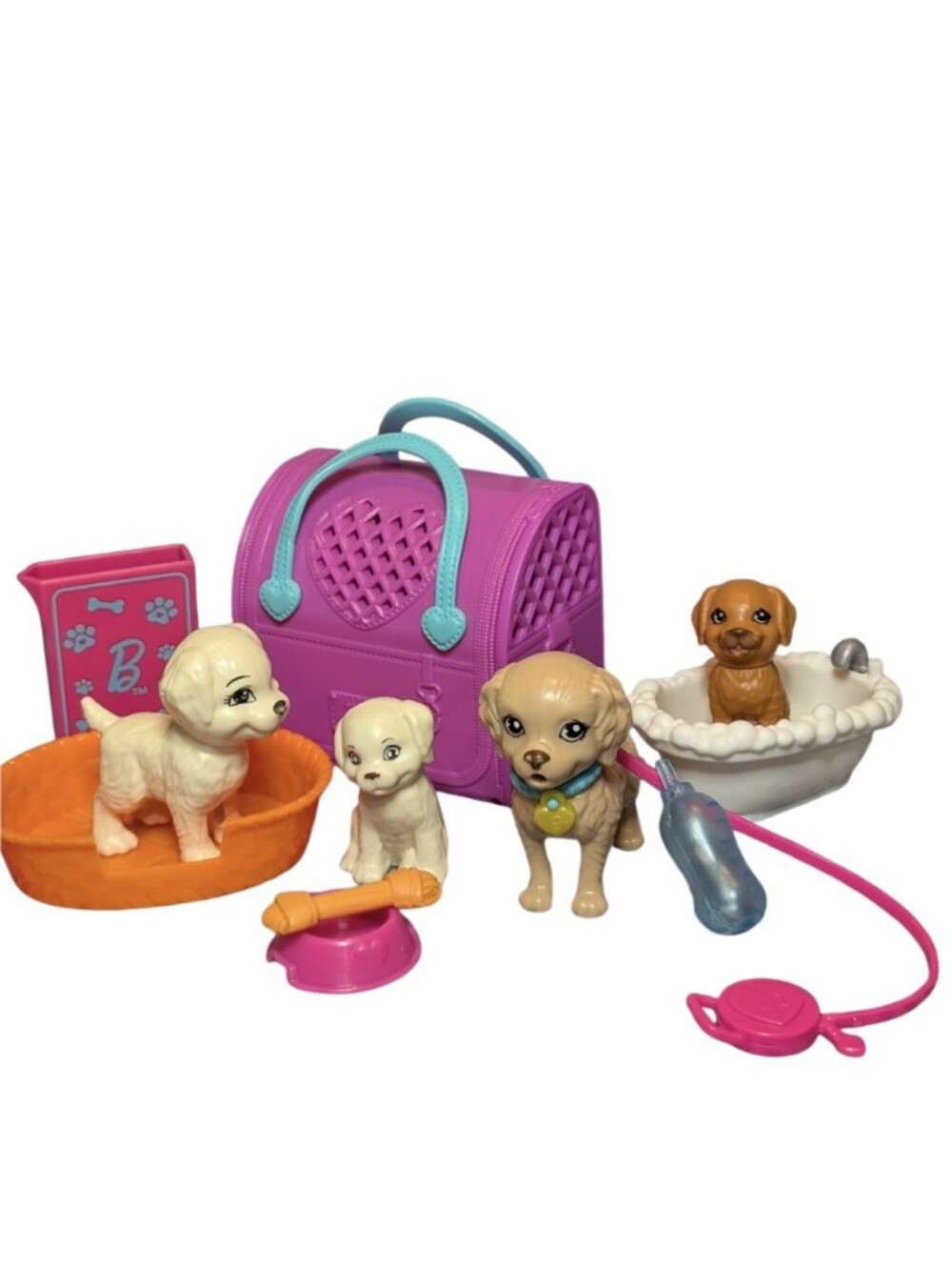 2 For $20 🩷 Barbie Dog Lot - Pup Adoption Dog And Assorted Accessories